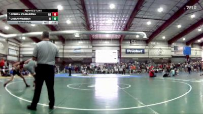 113 lbs Semifinal - Adrian Camarena, Eldorado vs Uriah Webber, North Valley