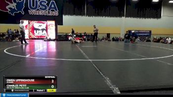 165 lbs Semifinal - Owen Uppinghouse, Illinois vs Charles Petit, MN Elite Wrestling Club