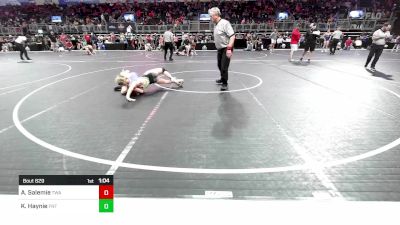 111-119.3 lbs Semifinal - Alyssa Salemie, Terminator Wrestling Academy vs Kendal Haynie, Florida National Team