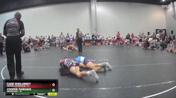 125 lbs Round 3 (10 Team) - Cane Smolarsky, Georgia United Blue vs Cooper Mariakis, Grindhouse