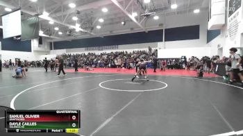 113 lbs Quarterfinal - Dayle Cailles, Valencia HS vs Samuel Olivier, Unattached