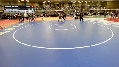 285 lbs Semifinal - Ryder Hatton, Lubbock Cooper vs Jordan Durrett, Azle