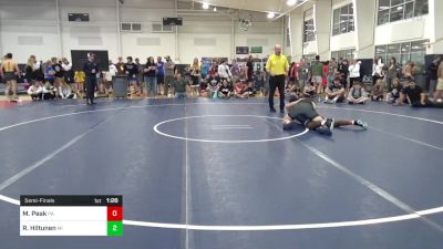 220-E lbs Semifinal - Malachi Peak, PA vs Reid Hiltunen, MI