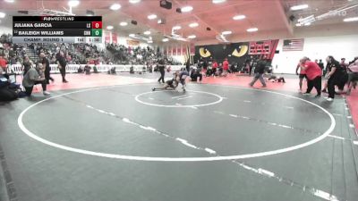 125 lbs Champ. Round 1 - Juliana Garcia, Lincoln, Stockton vs Baileigh Williams, Centennial (NV)