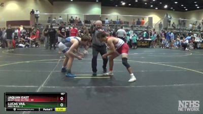 167 lbs Round 1 (6 Team) - Jaquan East, Beast Mode WA Pink vs Lucas Vail, Ares Black
