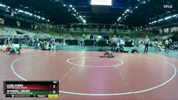 106 lbs Cons. Round 2 - Wyndell Drury, Mt. Pisgah Christian School vs Luke Ayers, Seaforth High School