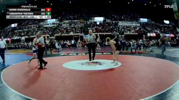 Quarterfinal - Creighton Teeters, Forsyth vs Quinn Rodewald, Big Sandy