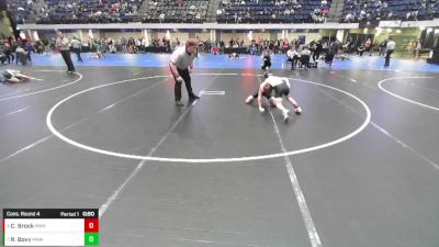 5th - 6th grade - 92 Cons. Round 4 - Cash Brock, Moen Wrestling Academy vs Reed Bovy, Moen Wrestling Academy