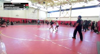 115 lbs Champ. Round 2 - Samantha Martinez, Sultana vs Aryssa Garcia, Imperial