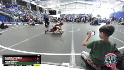 80 lbs Round 3 (4 Team) - Aidyn Bryant, Midwest Gold vs Dakin Patterson, Kansas Mayhem