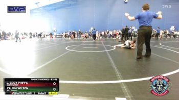 82-85 lbs Round 4 - Calvin Wilson, Mill Valley vs J. Cody Phipps, Clearwater