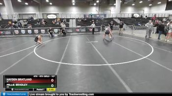 127 lbs Semifinal - Hayden Bratland, IA vs Millie Bradley, OK