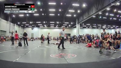 45 lbs Quarterfinal - Amouri Frierson, INNOVATION HT WRESTLING CLUB vs Adonis Walle, WALLE BOYS