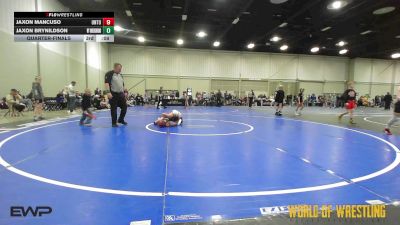 88 lbs Quarterfinal - Colton Baka, Untouchables 12u Black vs Jace Brackett, Wyoming Underground