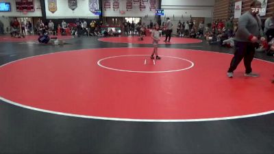 Bracket 16 lbs Cons. Semi - Gannon Landis, Camp Point Youth Wrestling vs Kayden Bergquist, Fort Madison Wrestling Club