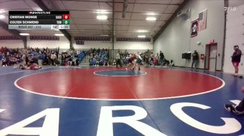 215 lbs Semifinal - Cristian Monge, Campbell County vs Colter Schwend, Tongue River