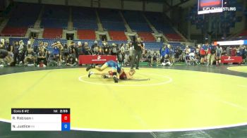 132 lbs Cons 8 #2 - Randi Robison, Illinois vs Nonnie Justice, Missouri