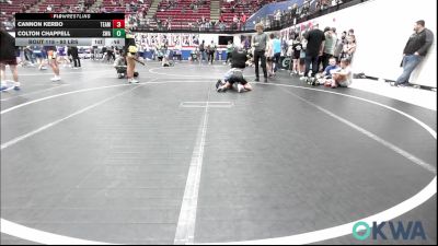 80 lbs Consi Of 8 #2 - Cannon Kerbo, Team Worx Wrestling Club vs Colton Chappell, Shelton Wrestling Academy