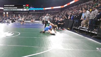 190 lbs Consi Of 16 #1 - Raiden Bishop, Buchanan (CS) vs Ronan Mcallister, Livermore (NC)