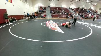 132 lbs Cons. Round 4 - Porter Hoover, Evanston vs Hunter Robinson, Kelly Walsh