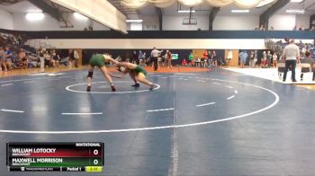 165 lbs Cons. Round 2 - Maxwell Morrison, Brockport vs William Lotocky, Brockport