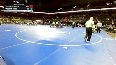 110 Class 2 lbs Champ. Round 1 - Addilyn Amos, Troy Buchanan vs Leticia Covello, Ozark