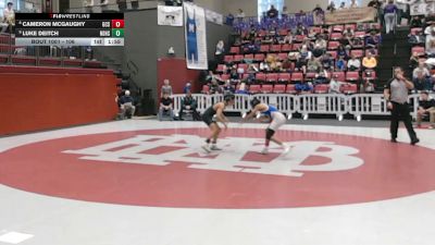 106 lbs Champ. Round 1 - Luke Deitch, Notre Dame High School vs Cameron McGaughy, Goodpasture Christian School