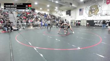 165 lbs Champ. Round 1 - Jacob Aguilar, Orange vs Kevin Aguilar, Carter