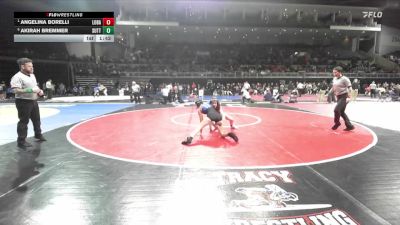 115 lbs Semifinal - Angelina Borelli, Los Banos vs Akirah Bremmer, Sutter