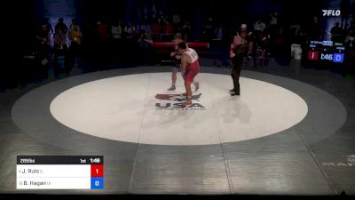 285 lbs Final - Jonathan Rulo, IL vs Brady Hagan, IA