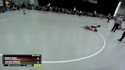 132 lbs Cons. Round 8 - Steven Robles, Aces Wrestling Academy vs Timmy Boda, Brevard FCA Wrestling