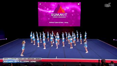Northern Lights All Stars - Honey [2026 L1 Junior - Flex - D2 - Medium Semis] 2026 The D2 Summit
