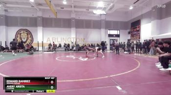 120 lbs Cons. Round 5 - Edward Ramirez, Rancho Mirage vs Avery Arista, Lakeside