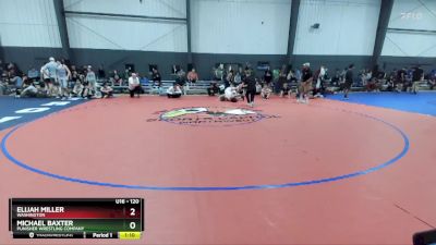 120 lbs 1st Place Match - Elijah Miller, Washington vs Michael Baxter, Punisher Wrestling Company