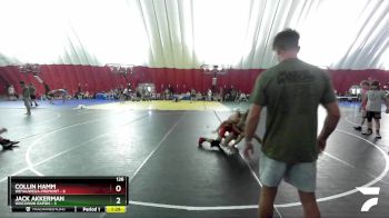 126 lbs Round 2 (16 Team) - Jack Akkerman, Wisconsin Rapids vs Collin Hamm, Weyauwega-Fremont