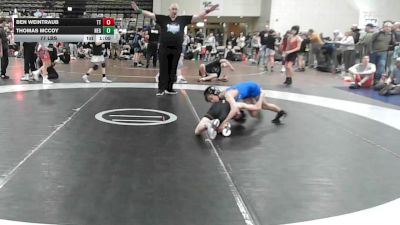 77 lbs Quarterfinal - Ben Weintraub, Team Tugman - MSC vs Thomas McCoy, New England Gold - MSC