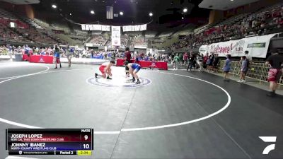 165 lbs Semifinal - Liam Bishop, Ferndale Wildcat Youth Wrestling vs Logan Vogt, California