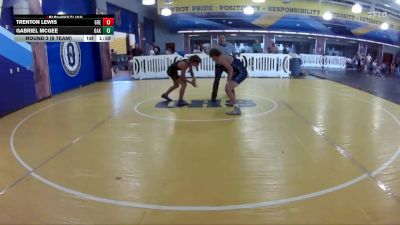 120 lbs Round 3 (8 Team) - Gabriel McGee, Oakleaf WC vs Trenton Lewis, Greasers