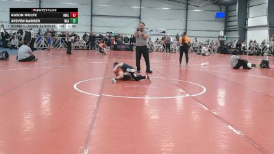 80 lbs Round 1 - 9:00am Saturday - Kason Wolfe, Nebraska Elite vs Steven Barker, Nauman Green