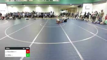 65 lbs Semifinal - Jacob Saunders, MO vs Ariah Mills, GA