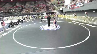78 lbs Champ. Round 2 - Carlos Garcia Jr, Mad Dawg Wrestling Club vs Braiden Manjarrez, Sanger Warpath Wrestling Club