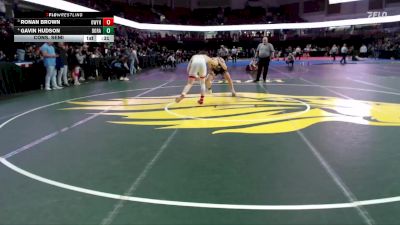 165 lbs Cons. Semi - Gavin Hudson, Borah vs Ronan Brown, Owyhee