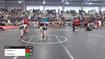 85 lbs Prelims - Kellen Sanders, Roundtree Wrestling Academy Black vs Caden Yanarella, PA Alliance Red