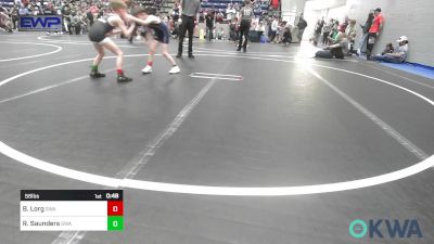 58 lbs Final - Braxton Lorg, Shelton Wrestling Academy vs Ryatt Saunders, Shelton Wrestling Academy