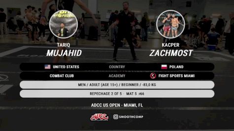 Tariq Mujahid vs Kacper Zachmost 2024 ADCC Miami Open