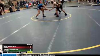 145 lbs Round 2 - Trinity Donovan, Soldotna vs Jahzara O`neil, Dimond