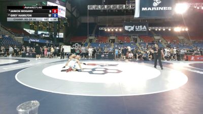 157 lbs Champ. Rd Of 16 - Jaimon Mogard, Iowa vs Grey Hamilton, Wyoming