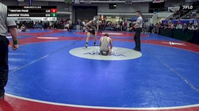 1A-4A 157 Semifinal - Tristan Page, Alexandria HS vs Andrew Young, Cherokee County