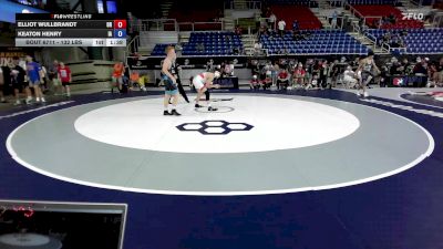 132 lbs Cons. Rd Of 64 - Elliot Wullbrandt, OR vs Keaton Henry, IA