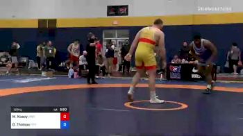 125 kg 3rd Place - Michael Kosoy, Oregon vs Demertius Thomas, Pittsburgh Wrestling Club